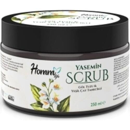 Used in the treatment of crack and cellulite. Homm Vegetable homm Life Yaseminli Green Çaylı Plant Granular Scrub 250 ml Sc 1302