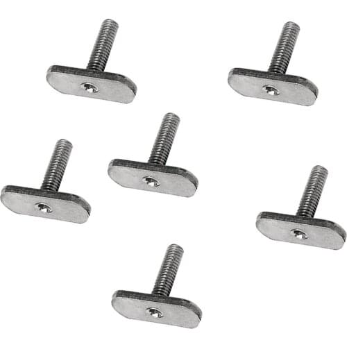 Perfclan Pack of 6 Kayak Handle Screws Canoe Marine Screws Nuts Scuba Diving Accessories Kayak Handle Screws