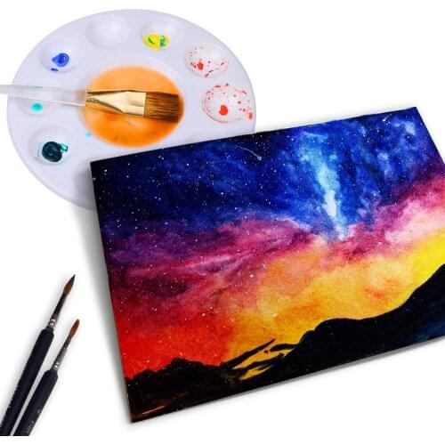 Hot sale 28 Pcs Paint Tray Palettes Plastic for Art Painting and Kids Decorating Cupcakes