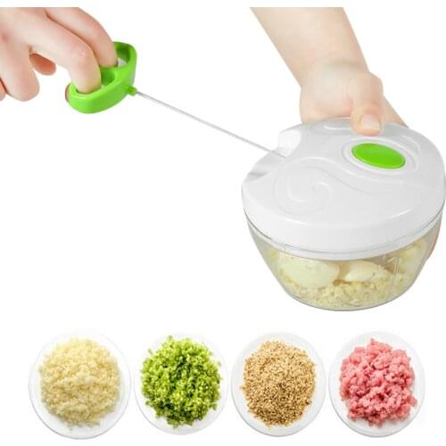 Multifunction High Speedy Chopper Design Chopper Garlic Cutter Vegetable Fruit Twist Shredder Manual Meat Grinder