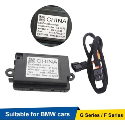 Car Comfort Control Module 18 Functions GSM Upgrade System Automatic Window Lift Gentleman Seat for BMW F/G-Series Chassis