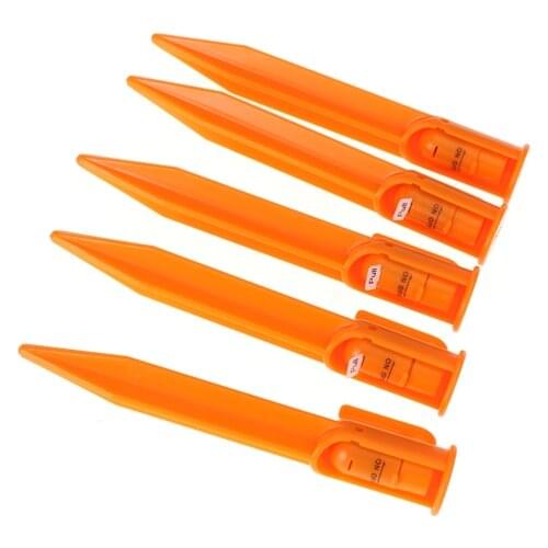 Lot 5pcs Stake Tent LED Lamp Camping Festival Caravan Orange Accessory
