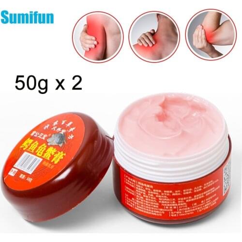2pcs 50g Analgesic Cream Pain Relief Treat Rheumatoid Arthritis Joint Cervical Lumbar Frozen Shoulder Ointment Herbal Plaster