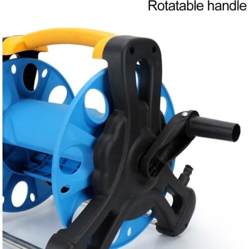 Portable Hose Pipe Reel Holder Garden Cart Water Pipe Lightweight Carrier Metal
