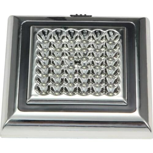 42 LED Automotive Indoor Roof Ceiling Lamp Vehicle Interior Decor Square Dome Light Panel for Automobiles 12V Car-styling White