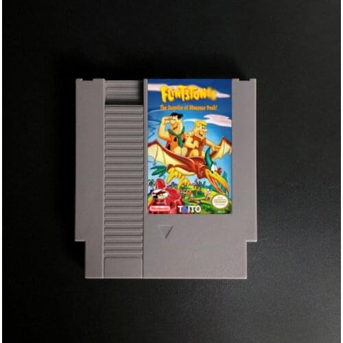 Flintstoned Surprise at Dinosaur Peak! - 72 pins 8bit Game Cartridge