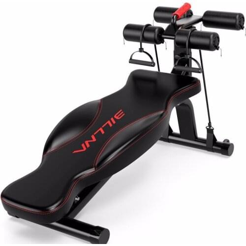 Home multifunctional supine board with booster for mens Dumbbell stool and womens push up abdominal tonic device