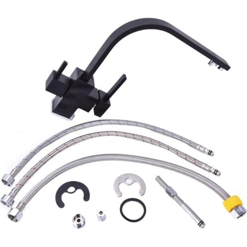 YH-2390B New Sink Style Osmosis 100% Rotating Copper Square Faucet Kitchen Water Drinking 3 Way Faucet Water Filter