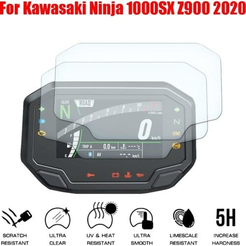 Motorcycle Cluster Scratch Protection Film Instrument Speedometer Screen Protector For Kawasaki Ninja 1000SX Z900 Z 900 2020