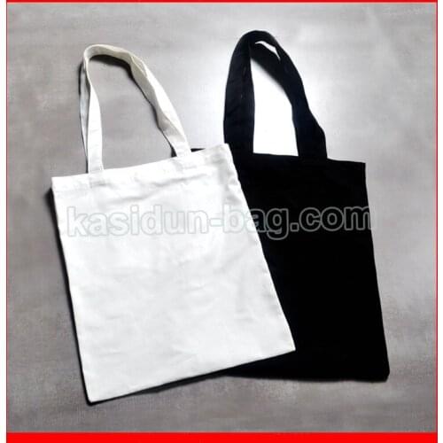 200 pieces/lot) size 30x35cm plain white cotton shopping bag with logo custom