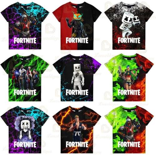 Fortnite Men and Women Victory Childrens Wear Battle Royale 3d Swearshirt Boys Girls Clothes Tops Kids T-shirt Hero Teen Tops