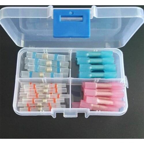 60 x Solder Seal Heat Shrink Tube Terminal Solder Seal Wire Connector with Box