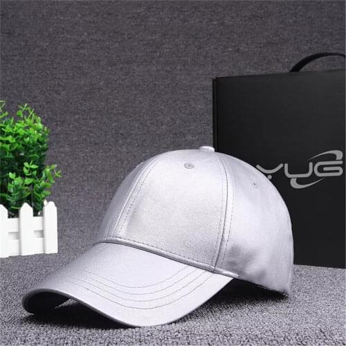 Hot Sale Leather Caps For Women Fashion Bone Baseball Hat Streetwear Gorras Snapback Cap Men Casual Casquette Hip Hop Hats