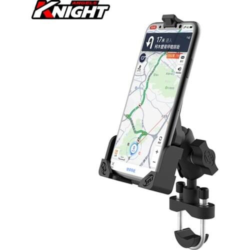SMNU Motorcycle Mobile Phone GPS Navigation Holder Shockproof Aluminum Alloy Fast Charge Electric Car Walkie-talkie Moto Holder