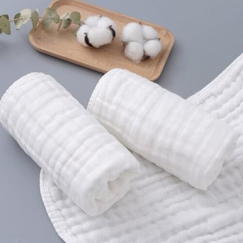 35*75cm Baby Six-layer Cotton Long Square Towel Gauze Bath Towel Newborn Feeding Towel Burp Cloth Kids Washcloth 87HD