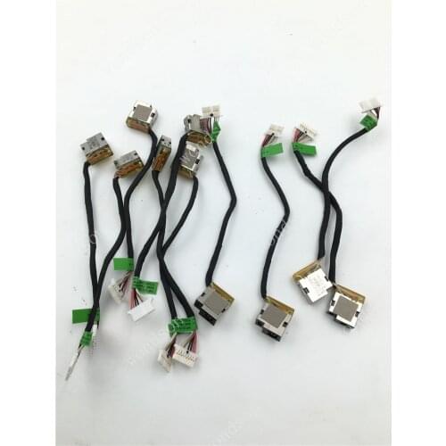 Original For HP 15-A M16-P 15-AC M6-P113DX DC Jack Cable - 799736-F57 799736-S57 799736-Y57 799736-T57 / 1 Year Warranty