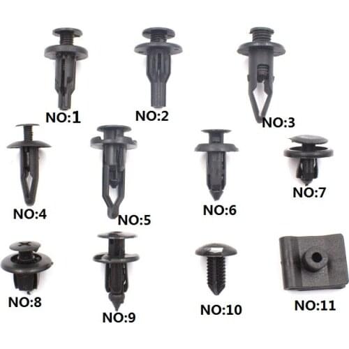 Car Bumper Fender Plastic Fastener For Citroen Peugeot Renault VW Nissan Honda Toyota Mazda Ford Buick Hyundai Kia Volvo