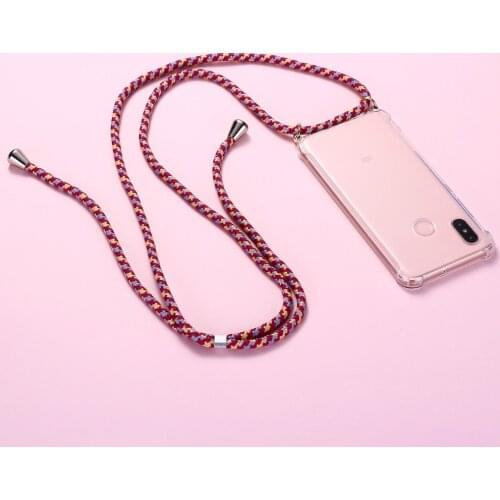 Strap Cord Chain Phone Tape Necklace Lanyard Mobile Phone Case for Carry to Hang For XIAOMI MI Redmi 3 5 6 7 8 9 A3 9T K30 8A A3