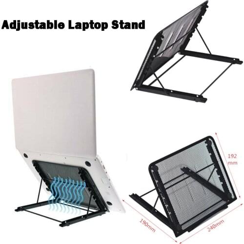 Folding Laptop Stand Holder Portable Adjustable Laptop Bracket Cold Rolled Steel Support