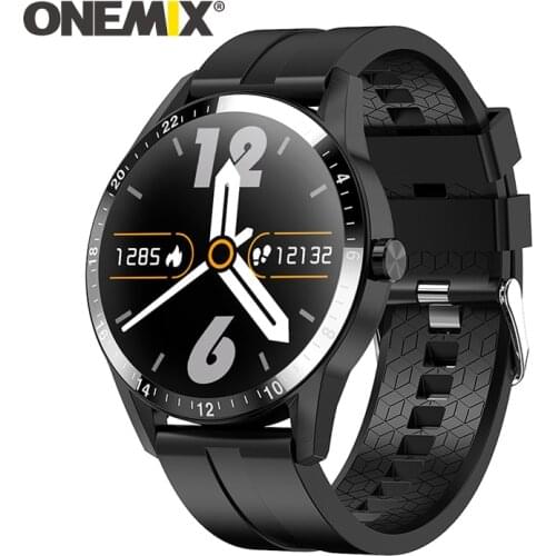 ONEMIX New Smart Watch Men Heart Rate Blood Pressure Men Waterproof Smart Watch for Android Phone Iphone IOS Huawei