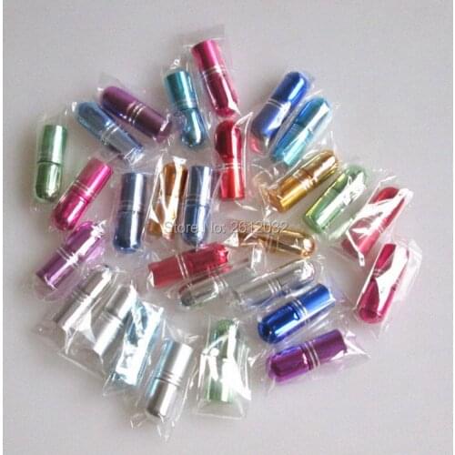 3ml Glass Roll On Bottle Mini Essential Oil Bottle Refillable Tiny Perfume Glass Vials 7 Colors Free Shipping