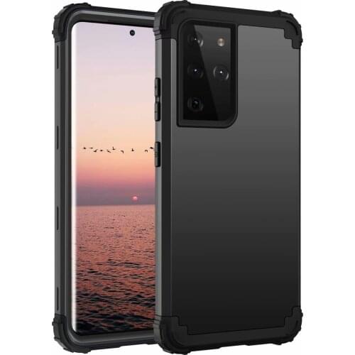 Heavy Duty Armor Rugged case Dust-Proof Shockproof Drop-Proof Scratch-Resistant Tough cover For Samsung Galaxy S21 Ultra