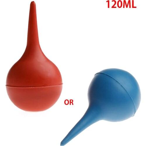 Y1UF 90ml Rubber Suction Ear Washing Syringe Squeeze Bulb Laboratory Tool