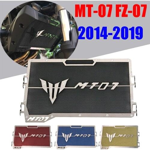 For Yamaha MT-07 MT07 MT 07 FZ-07 FZ07 2014-2019 2017 2018 Motorcycle Radiator Grille Guard Grill Protective Cover Protector