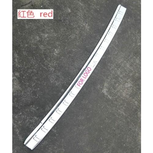 For 2015 to 2017 Renault Captur Kaptur Stainless Rear Bumper Protector Sill Trunk Guard Cover Plate Trim Car Styling Accessories