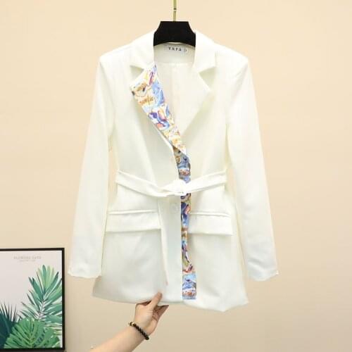2021 New Spring Casual Womens Blazer Button Suit Jacket Autumn Blazer Slim Black Female Coat Ladies Long Sleeve Outerwear