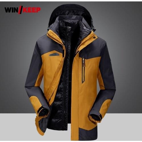 Winter Mens Travel Camping White Duck Down Jacket Waterproof Outdoor Hunting Hiking Coat Sportswear Windbreaker Skiing Jackets