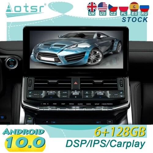 For Toyota LC300 2021 2022 Android Car Radio GPS Navigation Multimedia Player Stereo 2 Din Autoradio Head Unit Screen