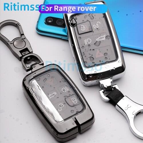 Zinc Alloy+Tpu Remote Key Case Cover For Range Rover Land Rover Sport Discovery 4 For Jaguar XE XF XJ F-PACE F-TYPE