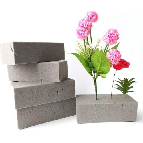 Flower arrangement Foam base Flower mud Do not absorb water For decoration Wedding Wall Flower Stand DIY Potted fake plants