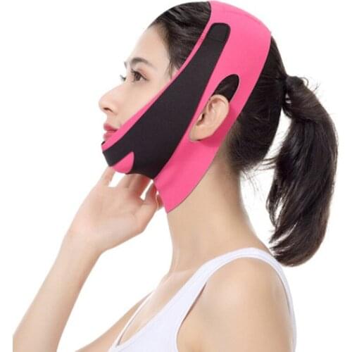 Effective Convenient Facial Thin Face Mask Slimming Bandage Skin Care Belt Shape And Lift Reduce Double Chin Face Thining Band