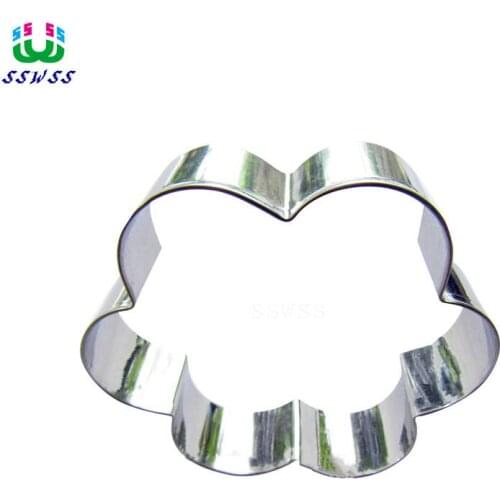 9.5 CM Cake Cookie Biscuit Baking Molds,Rare Six Petal Plum Shape Cake Decorating Fondant Cutters Tools,Direct Selling