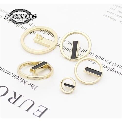 Classic Round Metal Buttons for Clothing Fashion Womens Blouse Buttons 20mm Handmade DIY Sewing Accessories Buttons for Shirt