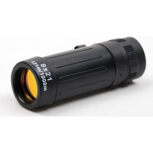 8X21 Mini High Definition Monocular Pocket Telescope Zoom Waterproof Scope Outdoor Traveling Hunting Camping Night Vision