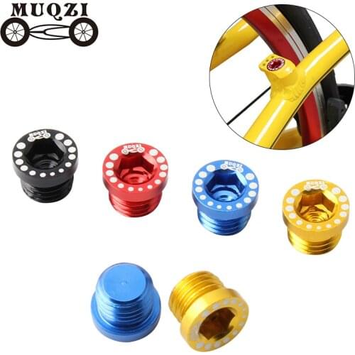 MUQZI MTB Fixed gear Road bicycle Aluminum Screw Bolt For V Brake Hole Boss Cantilever Brakes Post Mount Screws M10*1.25