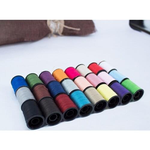 24Pcs Mixed Color Household Needle DIY Handcraft Embroidery Sewing Thread Kit Clothes Sewing Supplies Accessories