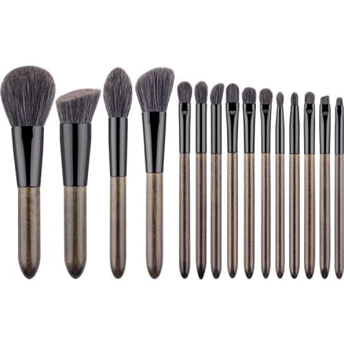 15Pcs Anmor Makeup Brushes Set High Quality Synthetic Hair Foundation Eyeshadow Blending Eyebrow Make Up Brush brochas