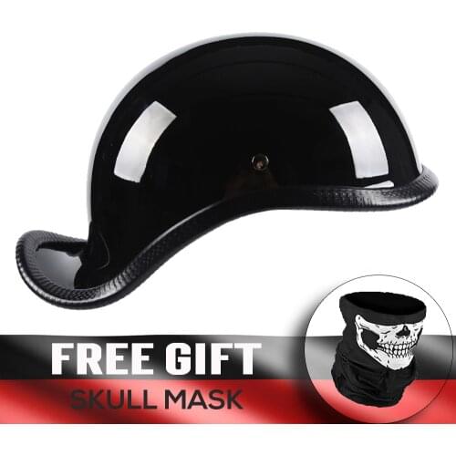 NEW Motorcycle Germany Half Helmet Electric Scooter ATV Open Face Cruiser Chopper Vintage Helmets Motorbike Riding Cap