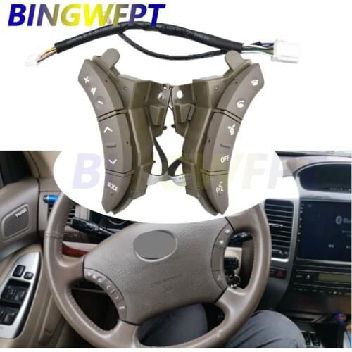 For Toyota Highlander Land Cruiser Steering Wheel Controls Switch Gray Color New OEM 75B037