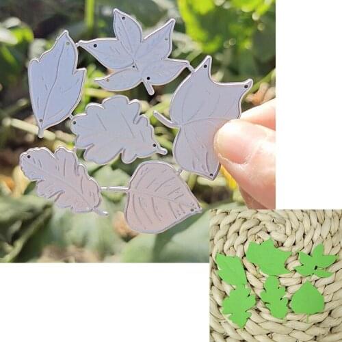 Suitable for metal cutting die and DIY scrapbook greeting card album making 3D creative plant leaf mold 2020 new model