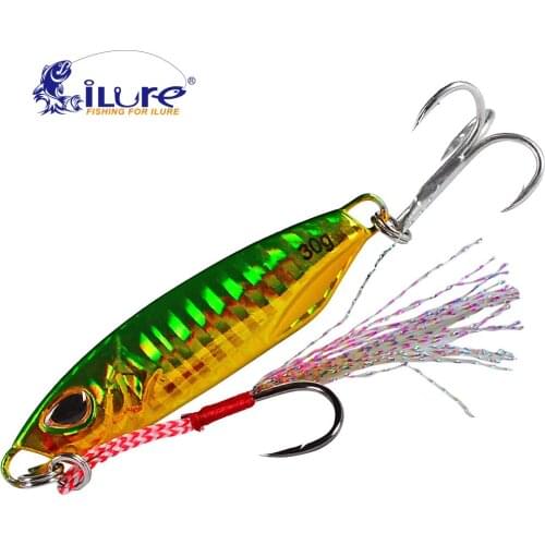 ILure New Metal Jig Jigging Spoon 15g 20g 40g 50g Shore Casting Jig Drag Cast Lead Sea Bass Lure Artificial Bait Fishing Tackle