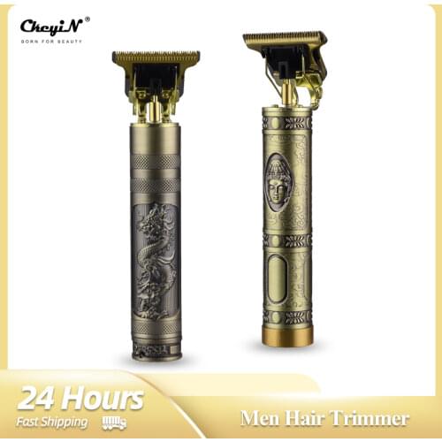 Professional Hair Clipper Cordless Dragon Men Trimmer Rechargeable Beard Shaving Machine Electric Bald Head Razor Mower Buddha
