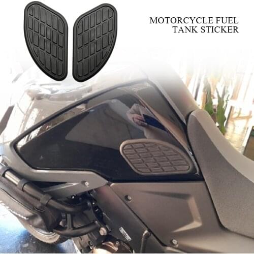 Rubber Retro Motorcycle Cafe Racer Gas Fuel Tank Universal Sticker Protector Knee Tank Pad Grip Decal For Honda Yamaha