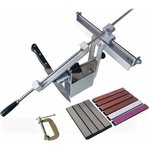 Kitchen Knife Sharpener Aluminum Steel Professional Kitchen Knife Grinder Sharpening Tools Fix-angle diamond Whetstone