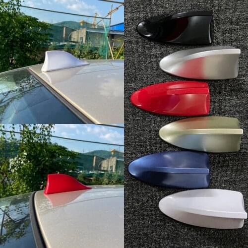Universal Car Roof Radio Shark Fin Car Shark Decorative Aerial Antenna Radio Fm signal Design Car Styling For BMW/Honda/Toyota