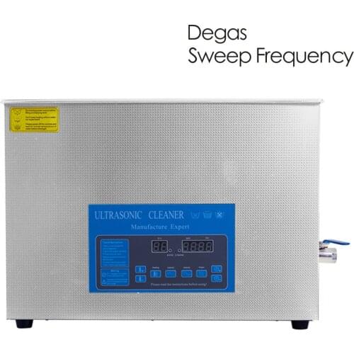 30L Digital Ultrasonic Washer Degas Timer Heated Oil Dust Degreaser Mother Board Engine Block Parts DPF Ultra Sonic Cleaner Bath